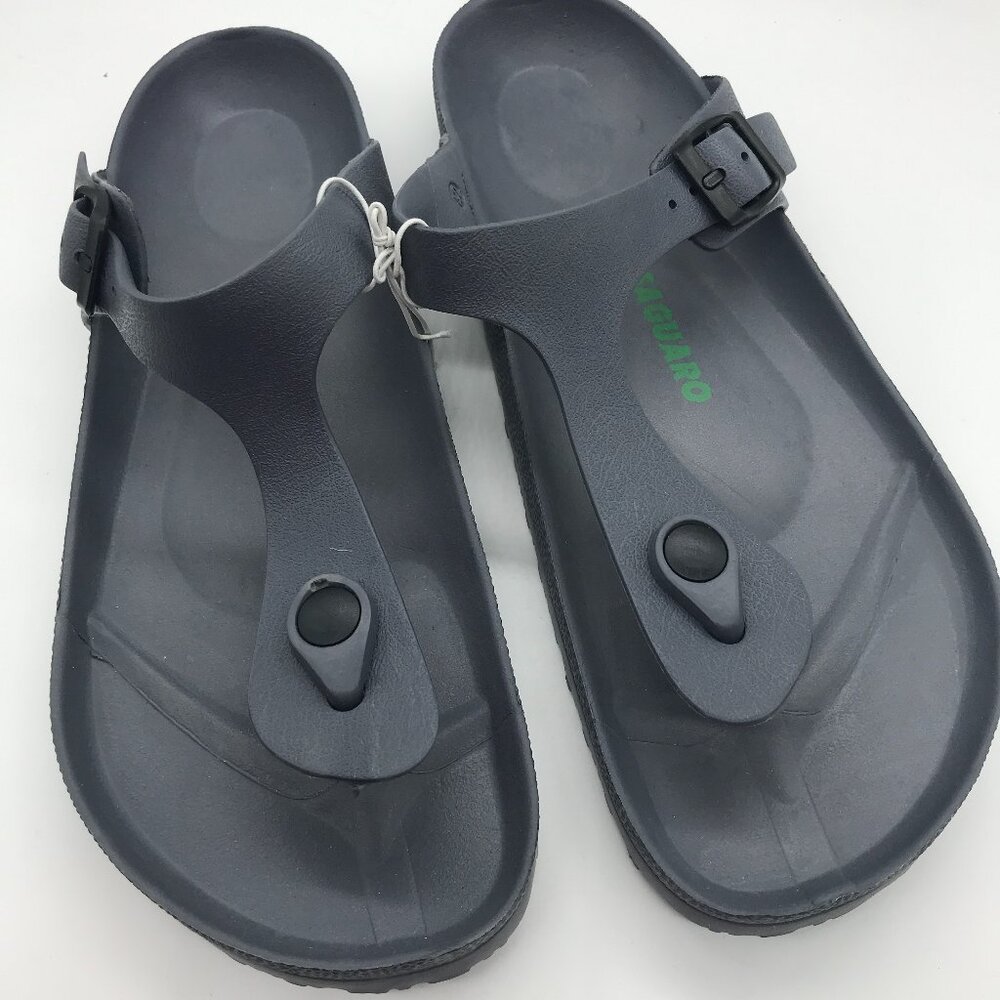 SAGUARO Men's Women's Comfort Buckle Flip Flop Sandals Lightweight  EVA Size 42